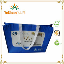 Promotional Wholesale Laminated Cloth Fashion Cheap Fabric Foldable Reusable Gift PP Non Woven Shopping Bag